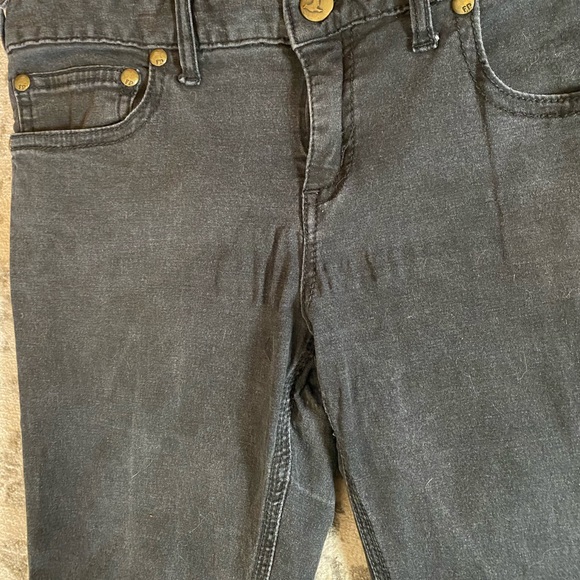 Free People faded black pants with stitching - Picture 3 of 5